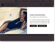 Tablet Screenshot of bocabeachclub.com